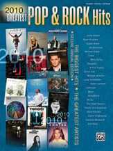 2010 Greatest Pop & Rock Hits piano sheet music cover